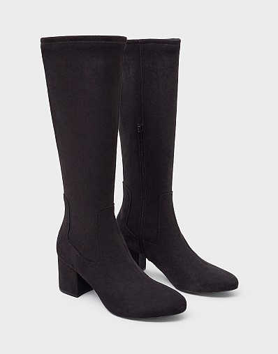 Bella Tall Heel Boot in Brown