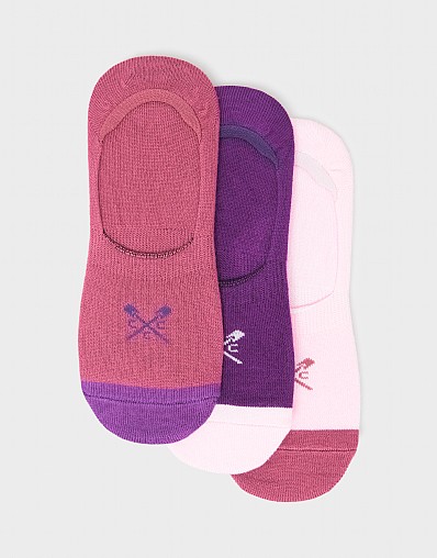 3 Pack Secret Socks in Rose