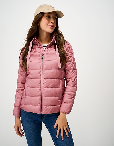 Metallic Padded Jacket in Pink