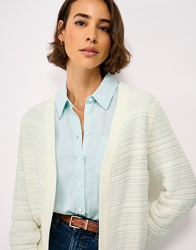 Tali Cardigan in White