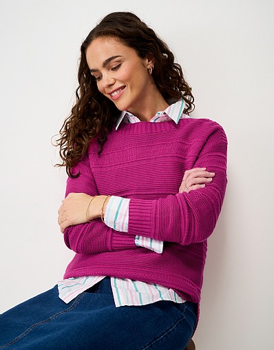 Tali Jumper in Fuchsia