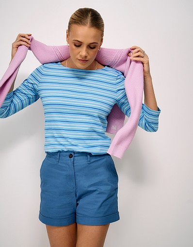 Essential Breton in Deep Blue, White & Pink Stripe