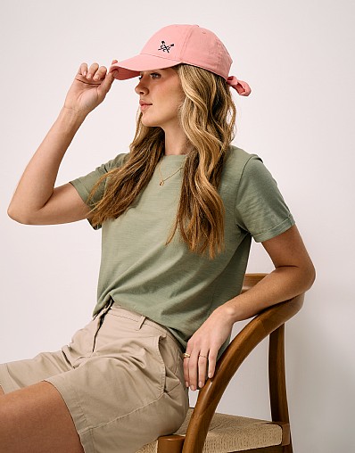 Crew Slub T-Shirt in Green