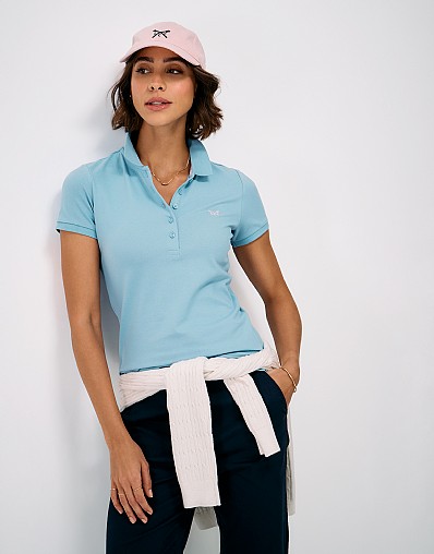 Classic Polo Shirt in Light Blue