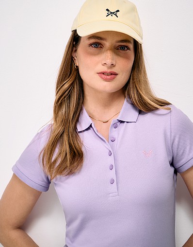 Classic Cotton Polo in Lilac