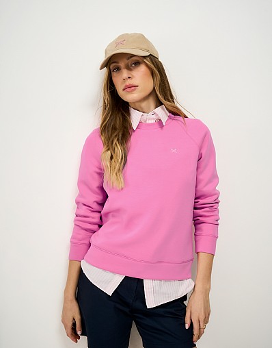 Dolman Crew Sweat in Orchid