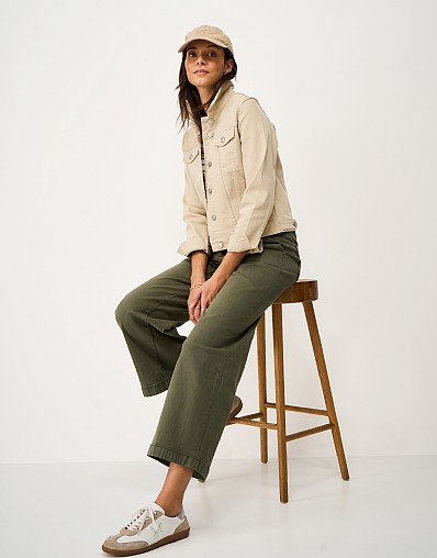 Highbury Trouser in Khaki Green