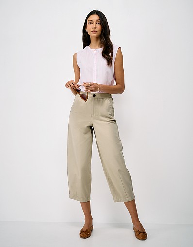 Barrel Casual Chino Cotton Trouser