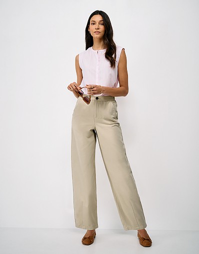 Barrel Casual Chino Cotton Trouser