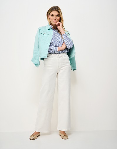 Wide Leg Jean in White