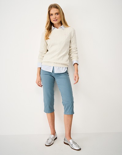 Mia Crop Jeans in Blue