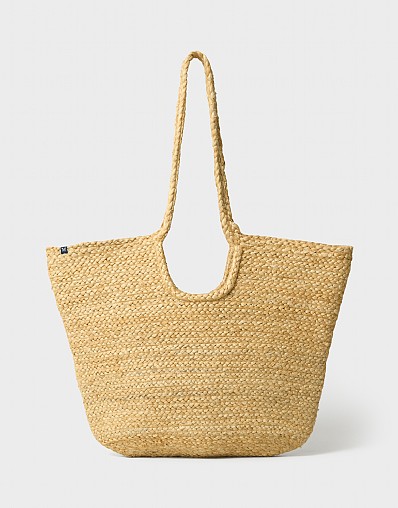 Jute Tote Bag in Neutral