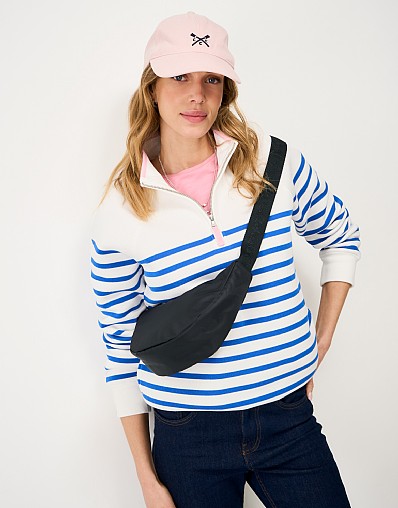 Mini Half Moon Bag in Black