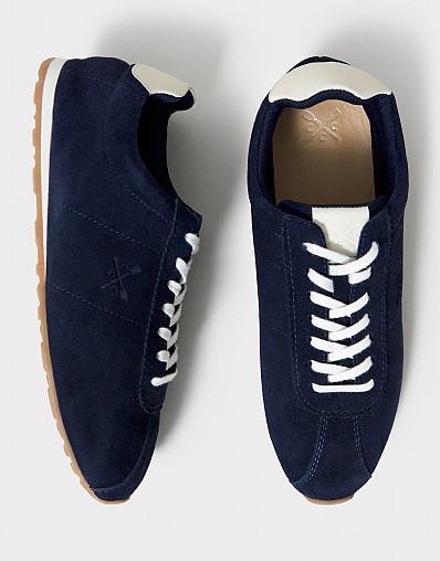 Slim Trainers in Navy