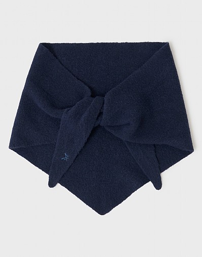 Triangle Scarf in Navy